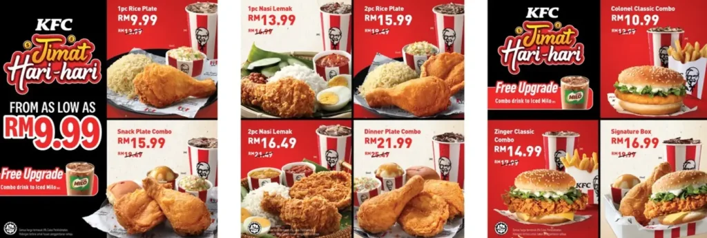 KFC Menu  