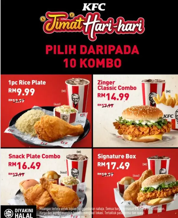 KFC Menu Malaysia