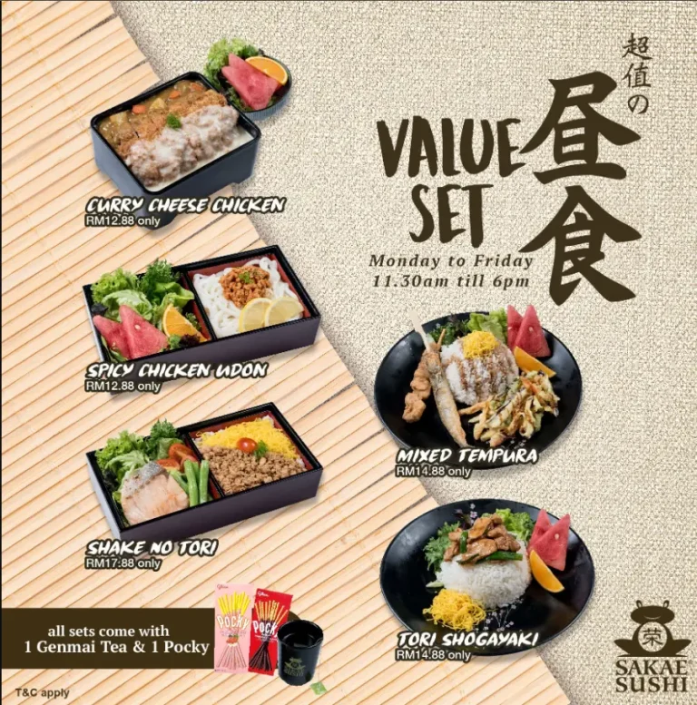 Sakae Sushi Menu Malaysia