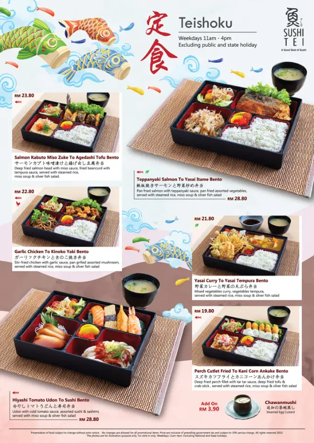 Sushi Tei Menu Malaysia